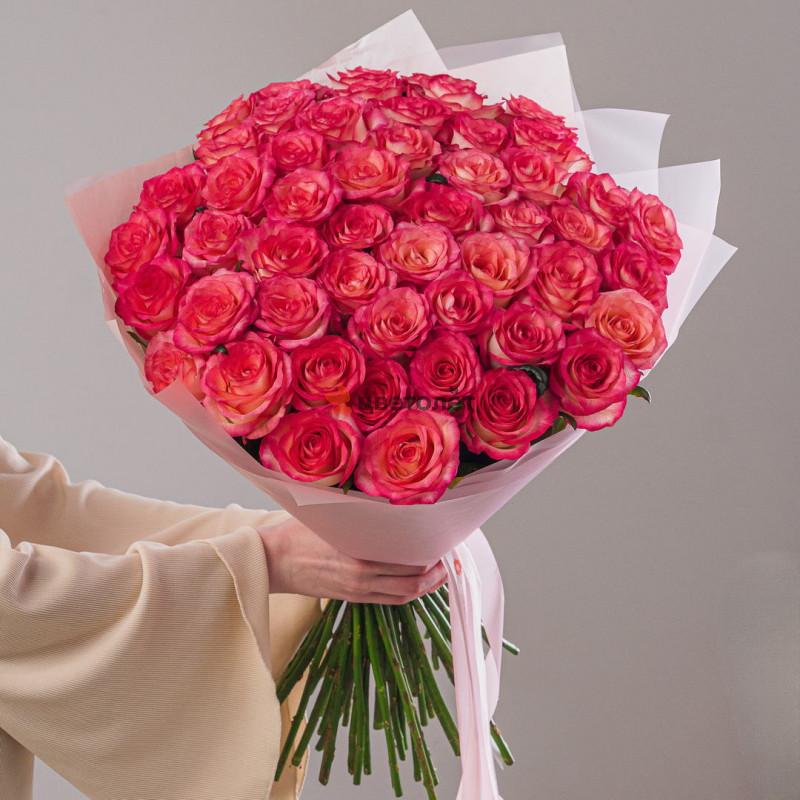 Букет из 51 розы Джумилия